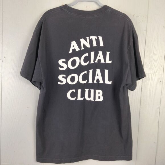 Anti Social Social Club Other - Anti Social Social Club T-Shirt Mens Extra Large Black Streetwear Double Sided